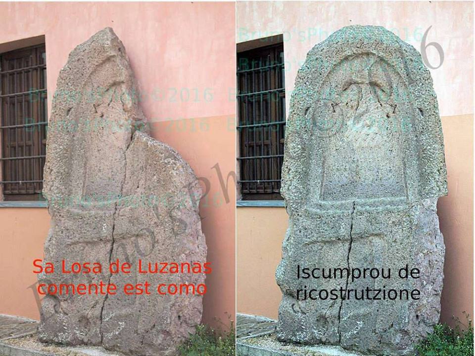Stele Tomba dei Giganti di Luzzanas - Ozieri