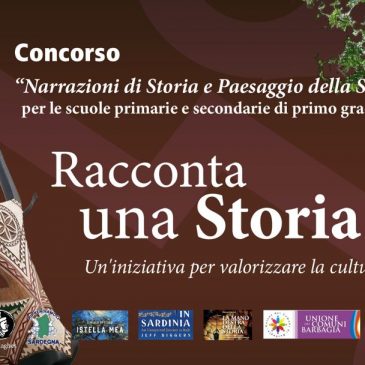 Iscrizione e Liberatoria – CONCORSO A PREMI PER LE ULTIME CLASSI DELLE SCUOLE PRIMARIE E SECONDARIE DI PRIMO GRADO  “RACCONTA UNA STORIA SARDA” – NARRAZIONI DI STORIA E PAESAGGIO DELLA SARDEGNA